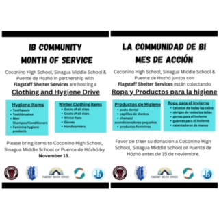  IB Community Month of Service