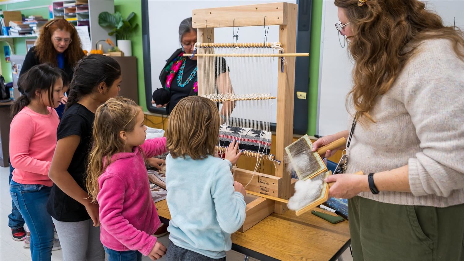  Weaving Demonstration at Thomas