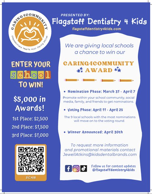  Caring4Community We are giving local schools a chance to win our caring4community award