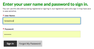 Enter name and password Enter name and password
