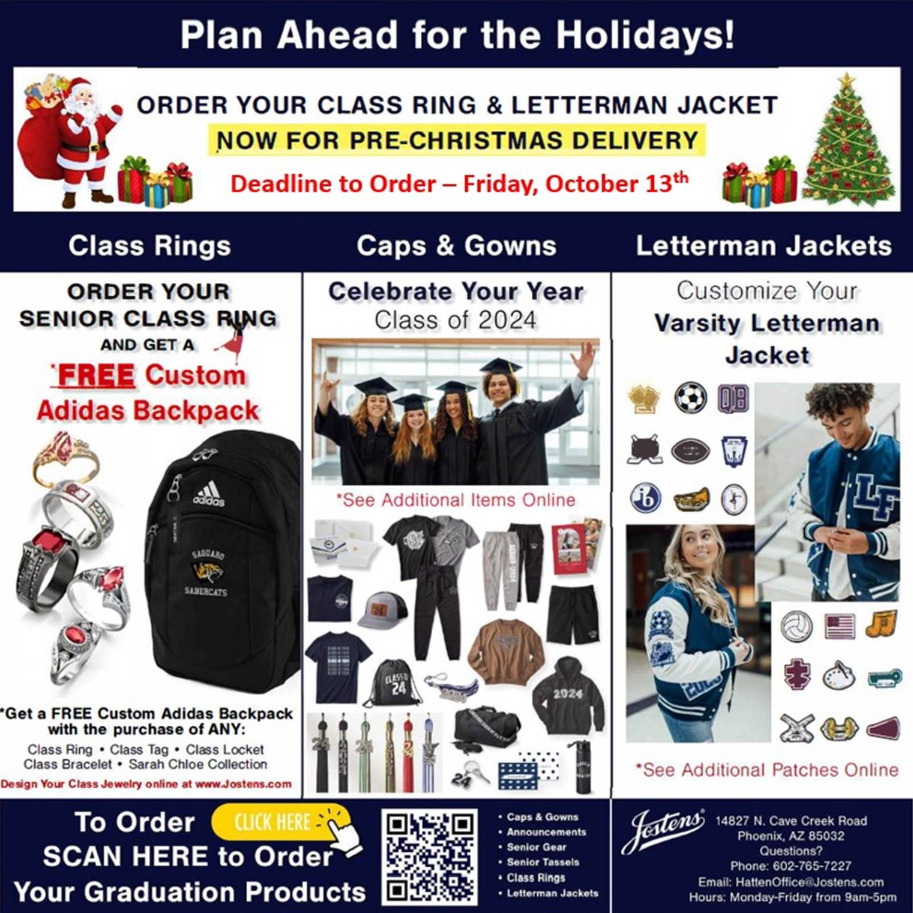  Jostens Holiday Orders