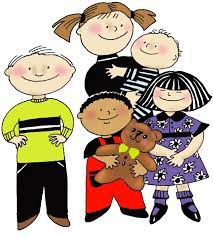  Multi aged Children together Drawing